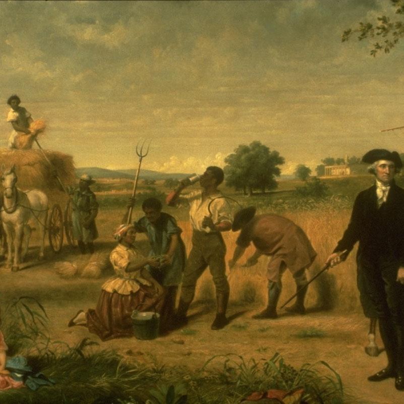 Washington as a Farmer at Mount Vernon, Junius Brutus Stearns, 1851