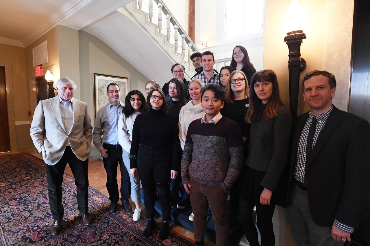 The 2019 Columbia University and Slavery Seminar meeting with President Lee Bollinger